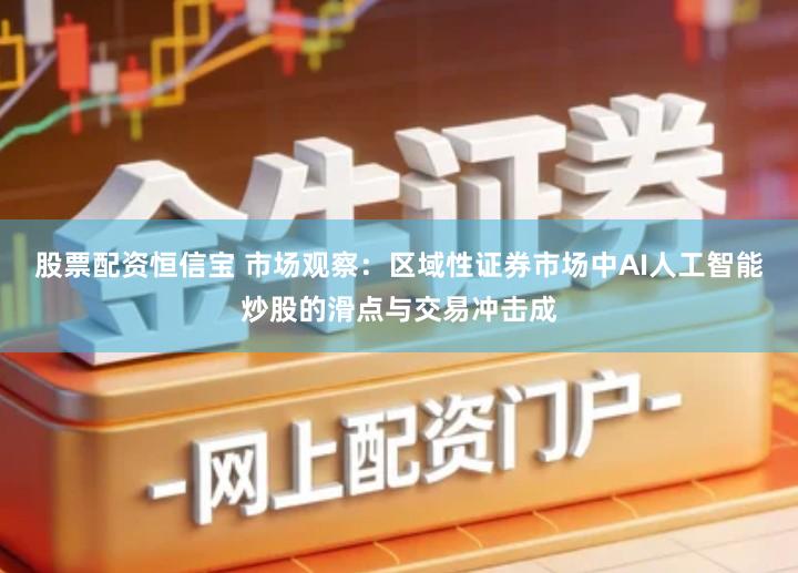 股票配资恒信宝 市场观察：区域性证券市场中AI人工智能炒股的滑点与交易冲击成